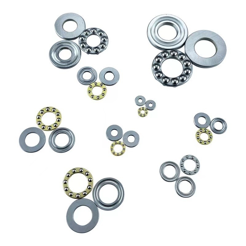 Rolamentos de esferas de tração de linha única para ganchos de guindastes 51103 Rolamentos de rolos de aço de 0,028 kg